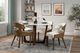 New Classic® Home Furnishings Karsen Sintered Stone Dining Table Top with Walnut Base -1