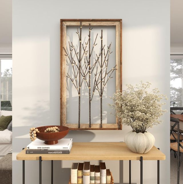 Deco Marche Brown 36" Tree Wall Decor-3