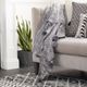 Surya Odella Charcoal 50"x60" Throw Blanket-3
