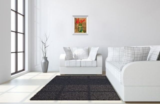Classy Art Country Tulips by Anthony Smith Mirror Framed Wall Art-3
