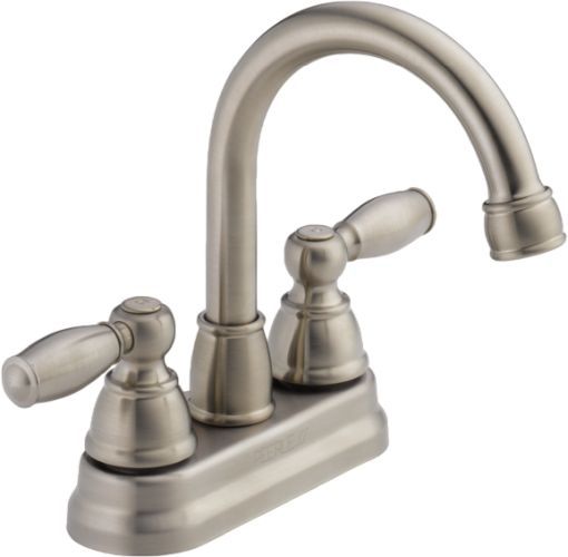 Peerless Claymore™ Brushed Nickel 2-Handle Bathroom Faucet-0