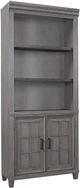aspenhome® Caraway Aged Slate Door Bookcase-0