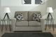 Signature Design by Ashley® Cascilla Pewter Loveseat-4