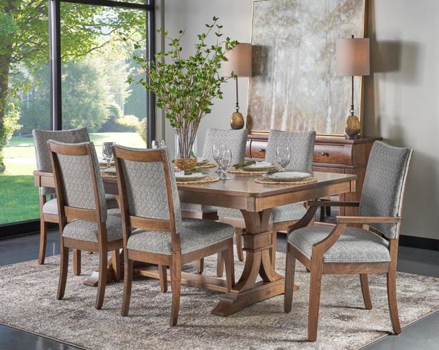Urban Collections by Yutzy Woodworking Harper Cappuccino Double Pedestal Dining Table -3