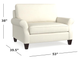 Bassett® Furniture Davenport Bone Chair and a Half-4