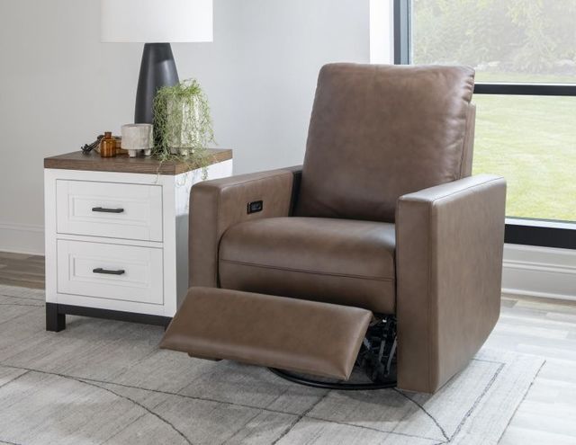 Legacy Classic Solana Biscotti/Positano Clay Swivel Glider Chair-4