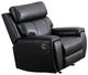 Mazin Furniture Carnegie Black Manual Rocker Recliner -0