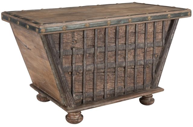 Classic Home Brown 33" Cart Storage Box-0