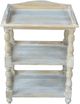 A & B Home Washed White Side Table-1