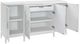Bassett Mirror Farrow Clean White Satin Server-2