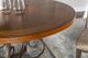 Powell® Hamilton Brushed Medium Cherry Dining Table with Bronze Base-3
