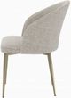 ACME Furniture Cora 2-Piece Champagne/Gray Upholstered Dining Side Chair Set-4