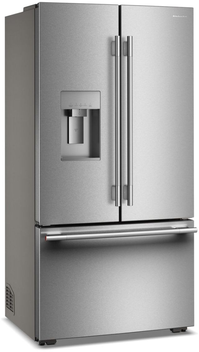 KitchenAid® 36" 23.9 Cu. Ft. PrintShield™ Stainless Steel Counter Depth French Door Refrigerator with External Water Dispenser-3