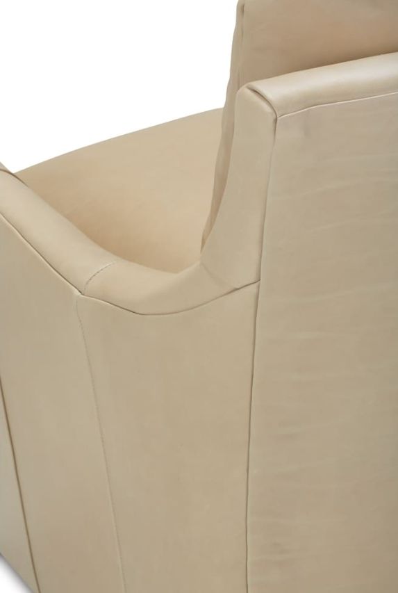 Rowe® Customizable Ingrid Leather Swivel Chair-4