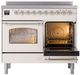 Ilve® Nostalgie II Series 40" Antique White Pro Style Induction Range-2