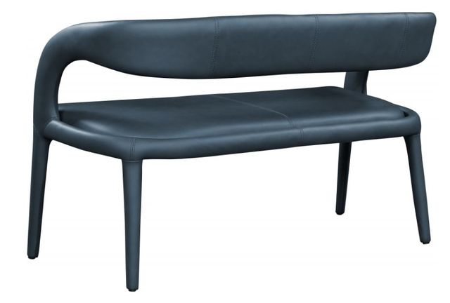 Meridian Furniture Sylvester Navy Bench-2