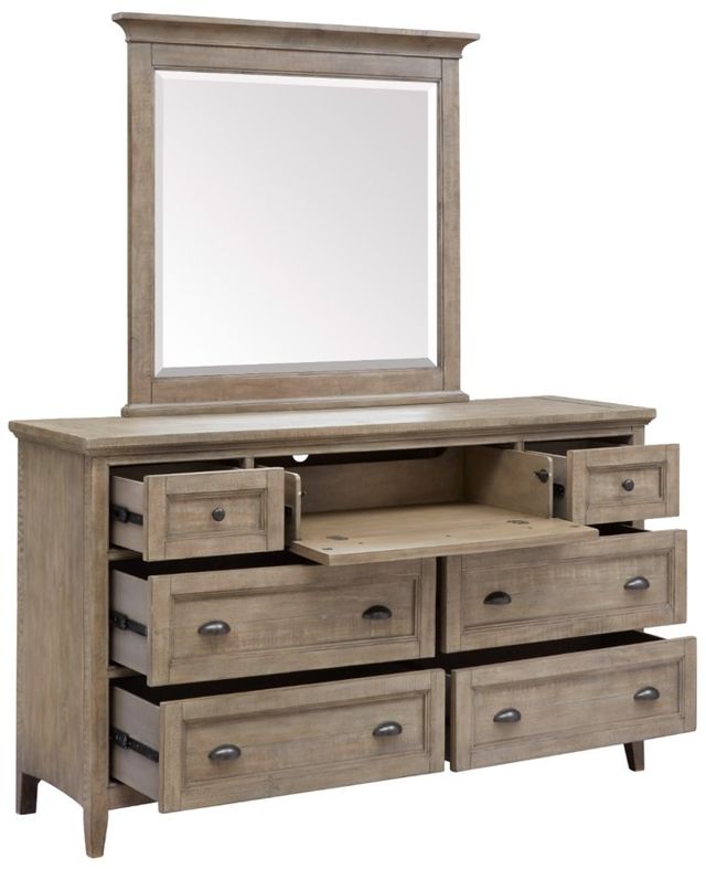 Magnussen Home® Paxton Place Dovetail Gray Dresser and Mirror-4