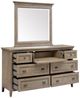 Magnussen Home® Paxton Place Dovetail Gray Dresser and Mirror-4