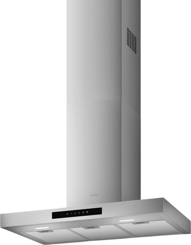 Smeg 30" Stainless Steel Island Range Hood-1