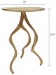 A & B Home Gold Side Table-2