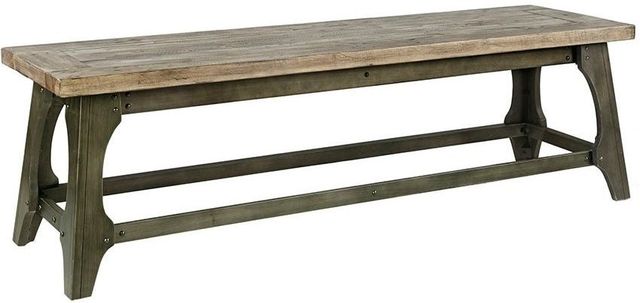 Olliix by INK+IVY Grey Oliver Dining Bench-0