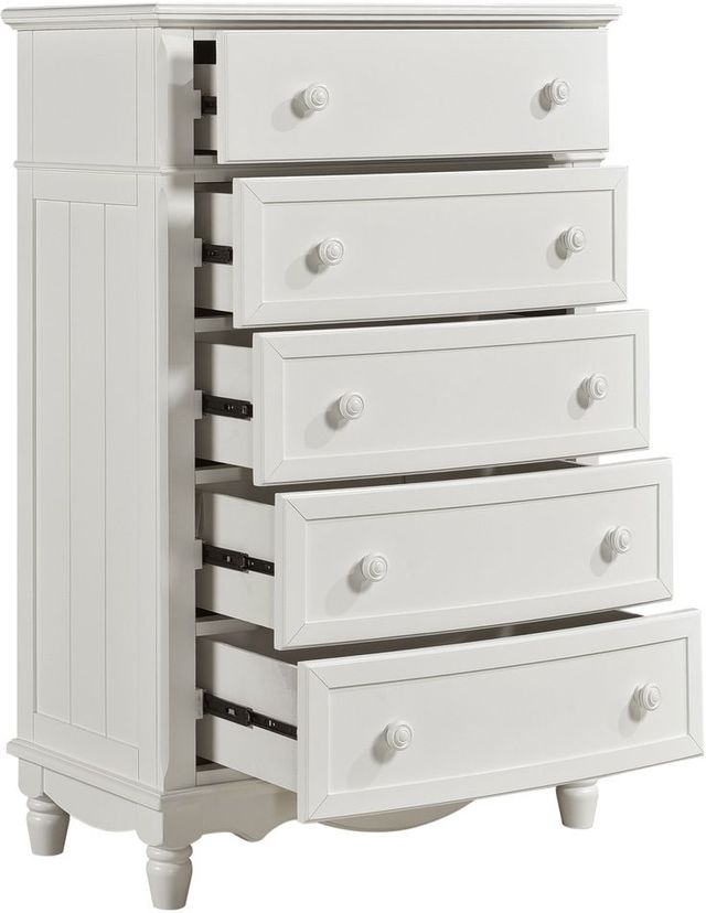 Mazin Furniture Clementine White Youth Chest-2