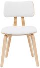 Armen Living Jaguar Oak/White Dining Chair-2