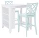 Powell® Maui 3-Piece Mint/White Counter Table Set-0