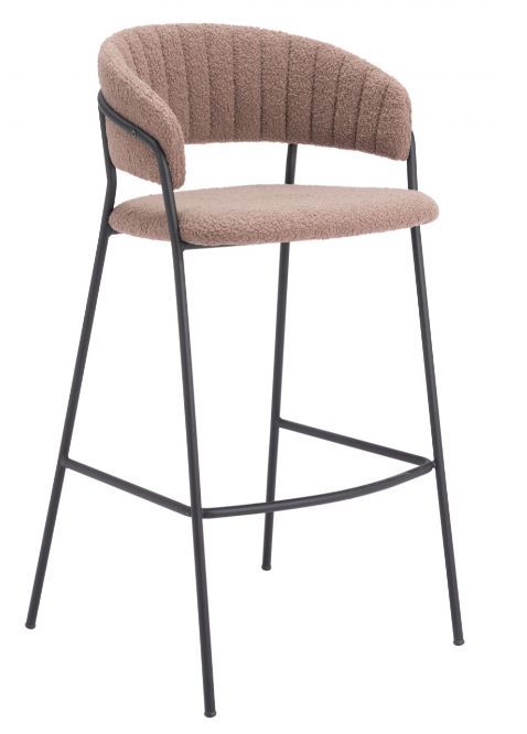Zuo® Modern Josephine Brown Barstool-0