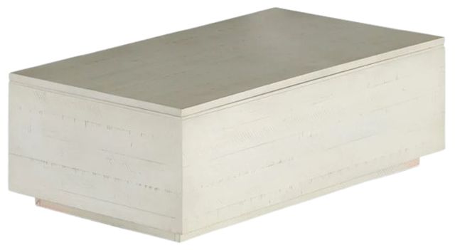 Transformer Table Transformer Canadian Birch White Lift Top Coffee Table-0