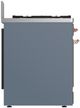 Ilve® Majestic III 30" Blue Gray Pro Style Dual Fuel Liquid Propane Range with Triple Glass Door and Copper Trim-4