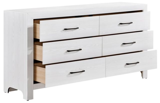 Mazin Furniture Corbin White Dresser-2