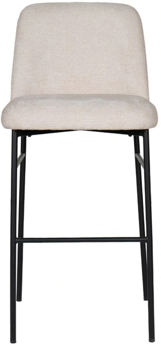 New Classic® Home Furnishings Erik Beige/Black Upholstered Bar Stool-2