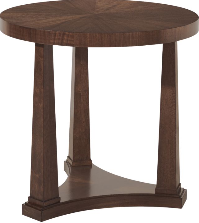 Hooker® Furniture Archives Classic Walnut Round End Table-0