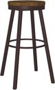 Amisco Customizable Connor Swivel Spectator Stool-0