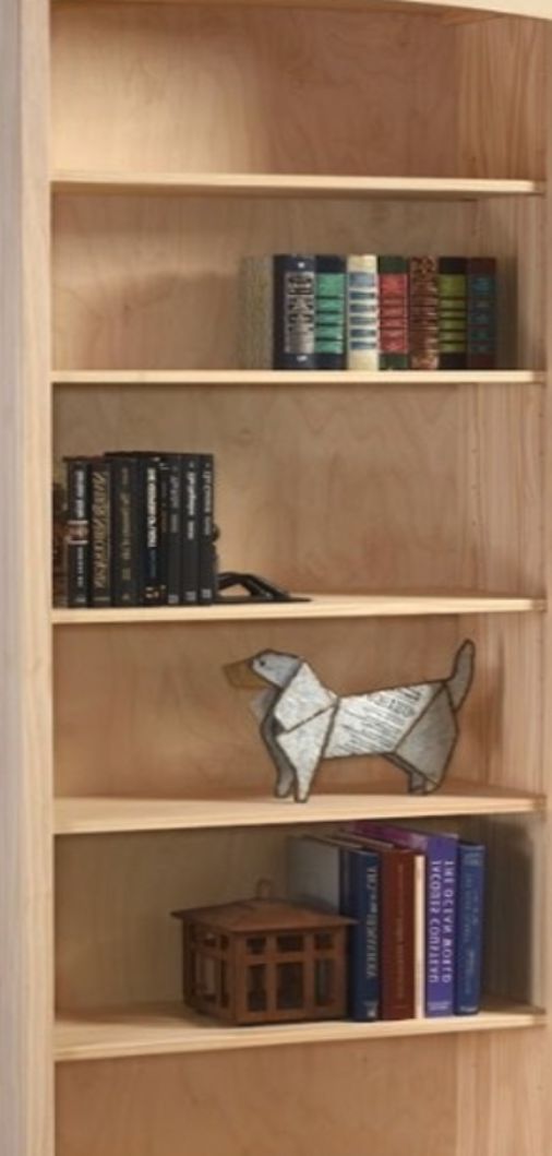 Archbold Furniture Customizable Pine 30" x 84" Bookcase-1