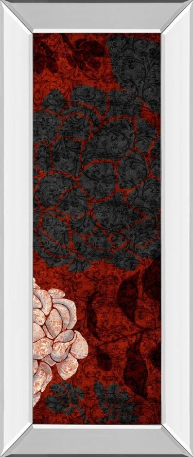 Classy Art Black/Red Eliose by Elizabeth Medley Mirror Framed Wall Art-0