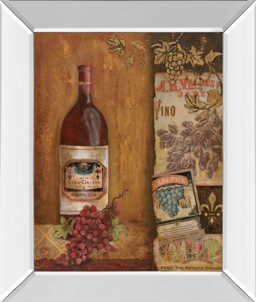 Classy Art Vintage Red by Tava Studio Framed Wall Art-0