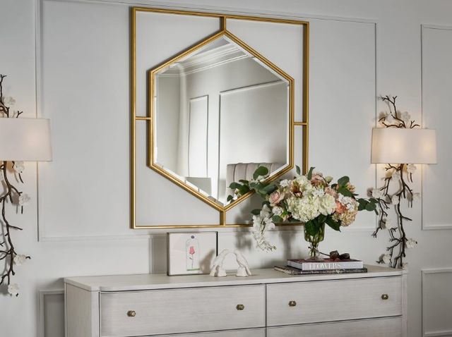 Universal Explore Home™ Love. Joy. Bliss. Miranda Kerr Home Soft Gold Mirror-1