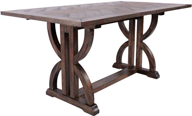 Jofran Inc. Fairview 7-Piece Beige/Oak Counter Dining Set-2