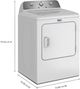 Maytag 7.0 Cu. Ft. White Electric Dryer-3