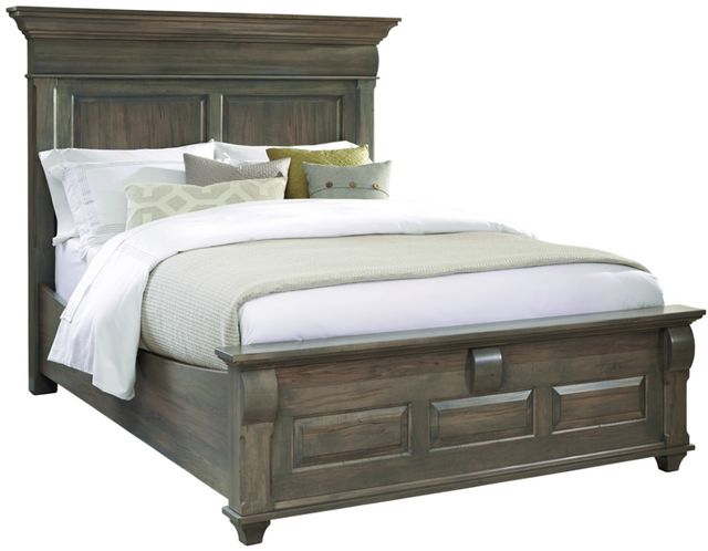 Mavin Customizable Bartlett's Island Queen Panel Bed with Low Footboard-0