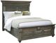 Mavin Customizable Bartlett's Island Queen Panel Bed with Low Footboard-0