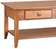 Archbold Furniture Customizable Shaker Coffee Table with Shelf-1
