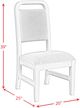 Elements International Ridgemont Black/White Dining Side Chair-2