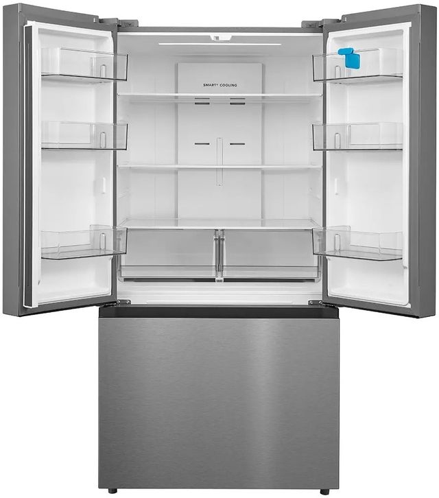 Midea® 33" 22.6 Cu. Ft. Stainless Steel Counter Depth French Door Refrigerator with Icemaker-1