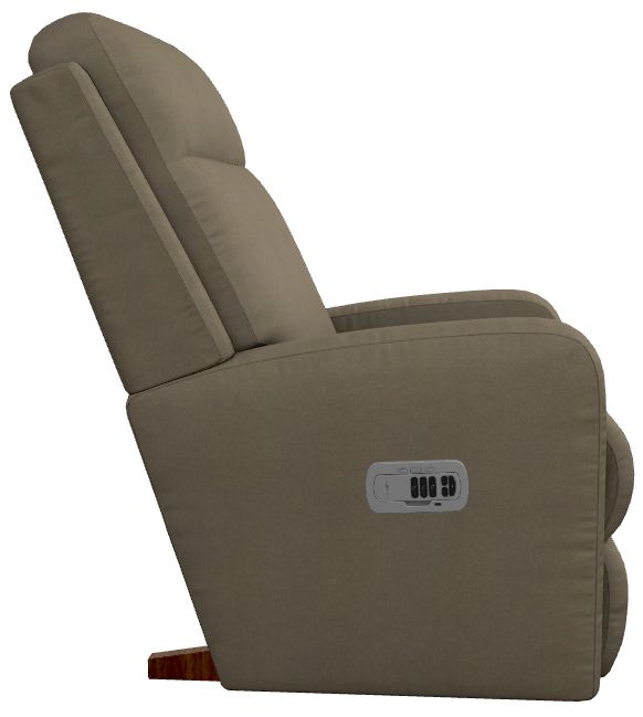 La-Z-Boy® Finley Driftwood Power Rocking Recliner with Headrest-3