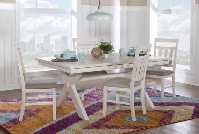 Powell® Turino 5-Piece Beige/Smokey White Dining Set-1