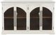 Jofran Inc. Archdale Antique White 4-Door Accent Cabinet-3