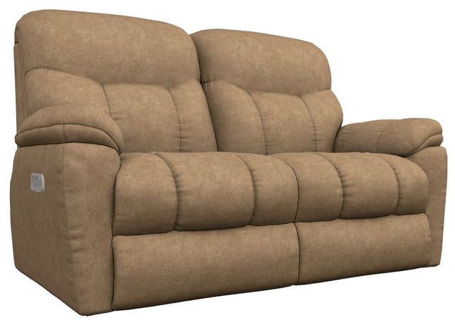 La-Z-Boy® Morrison Camel Power Reclining Loveseat with Headrest and Lumbar-0